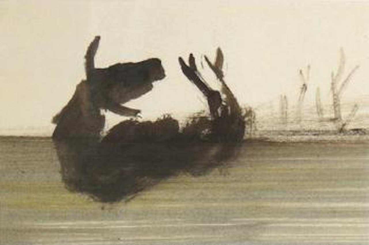 Dear plum postcard, November, 1961 by Sidney Nolan