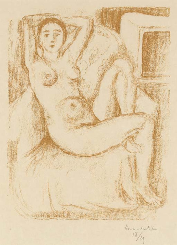Nu au fauteuil bistre by Henri Matisse