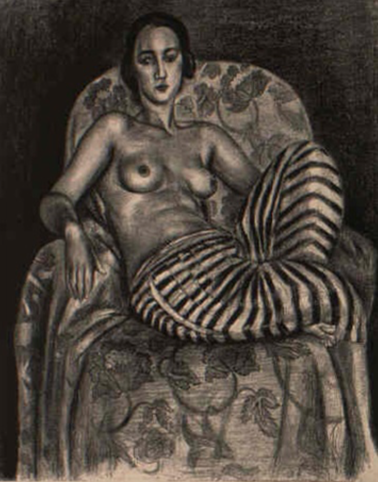 Grande odalisque a la culotte bayadere by Henri Matisse