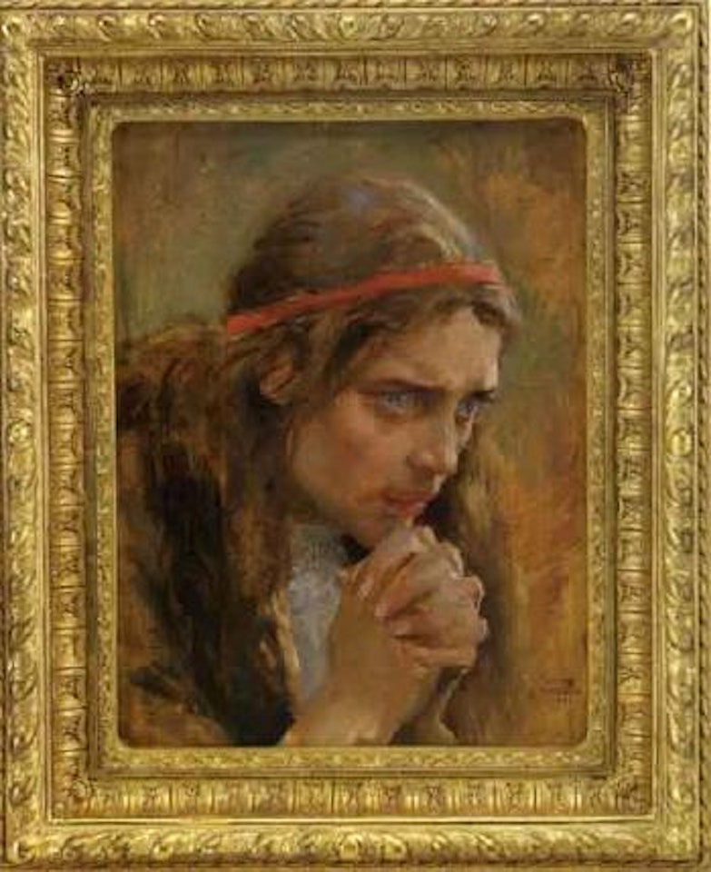 Head of Magdalene I by Albert Edelfelt