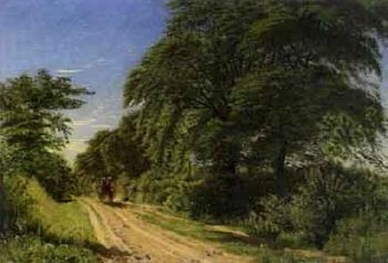 The road from Eremitagen towards Lundby by Anders Andersen-Lundby