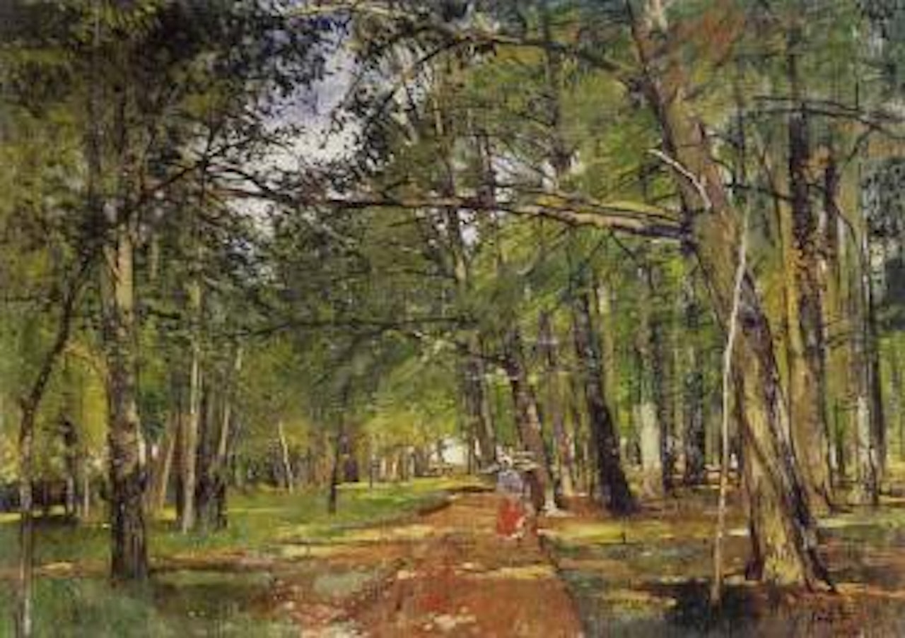 Park in Nagybanya by François Gall