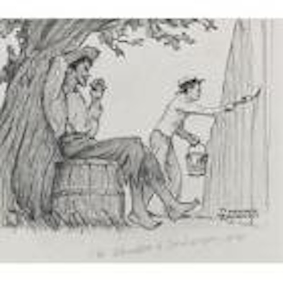 The adventures of Tom Sawyer by Norman Rockwell