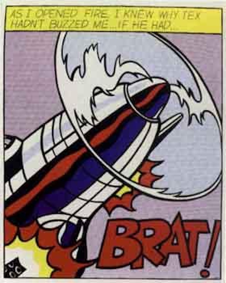 As I opened fire by Roy Lichtenstein