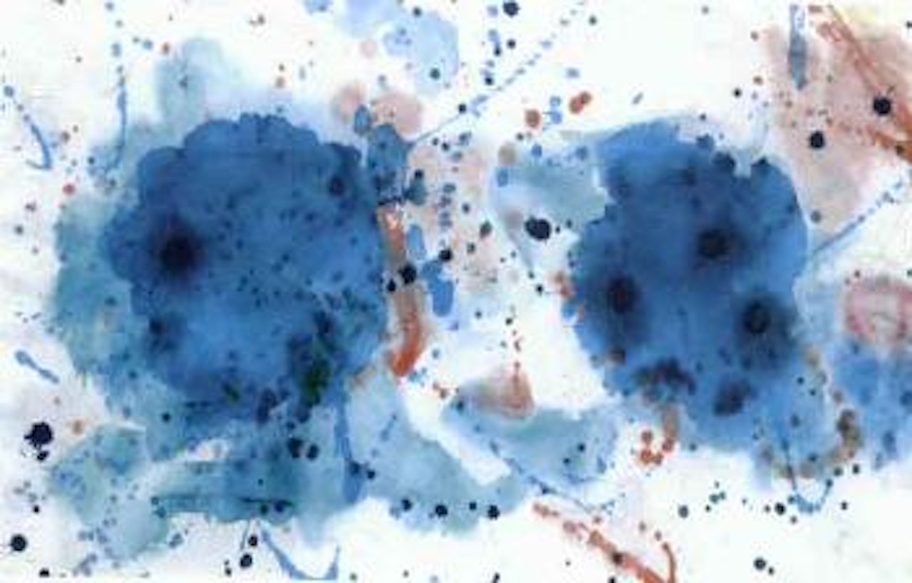 Untitled, SF 89-120 by Sam Francis