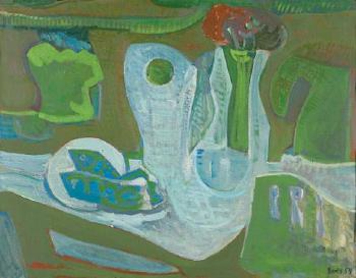 Nature morte aux oeillets by Francisco Bores