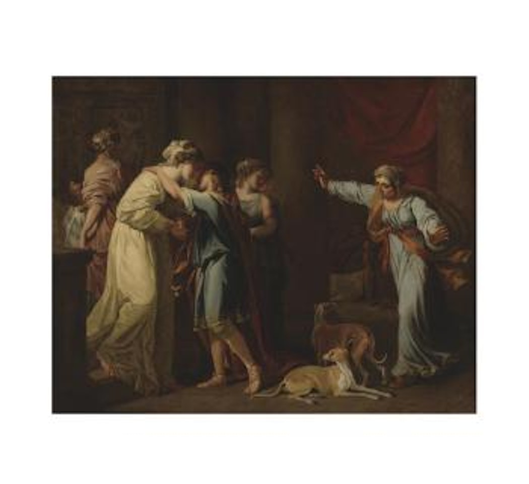 The return of Telemachus by Angelica Kauffmann