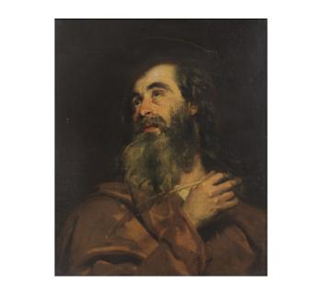 Head of an evangelist by Italian School