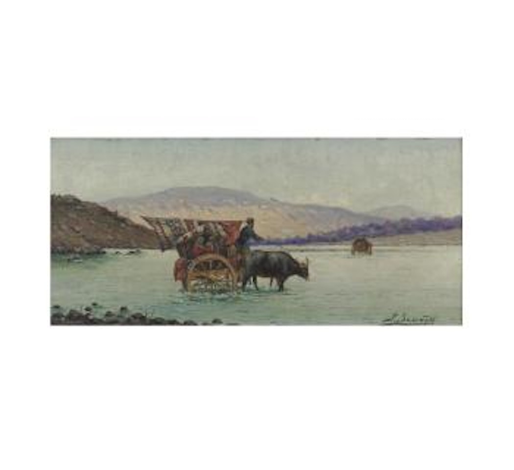 The Volga river by Richard Karlovich Zommer