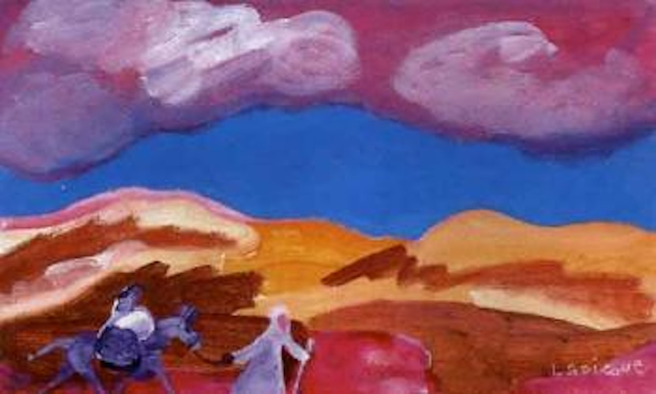 La fuite en Egypte by Charles Lapicque