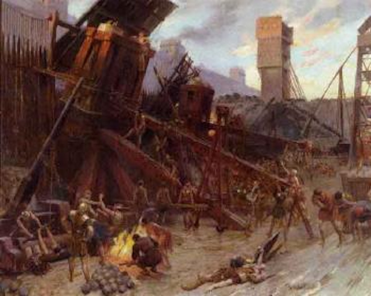 Le siege d'Alesia by Georges Antoine Rochegrosse