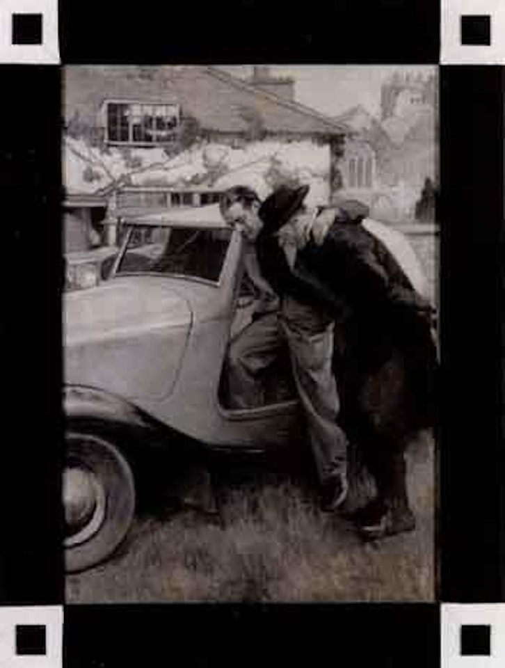 Young and old men by Norman Rockwell