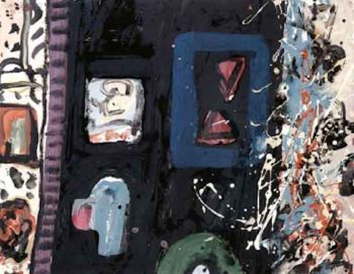 Signs for the performance opus 25D by Alan Davie