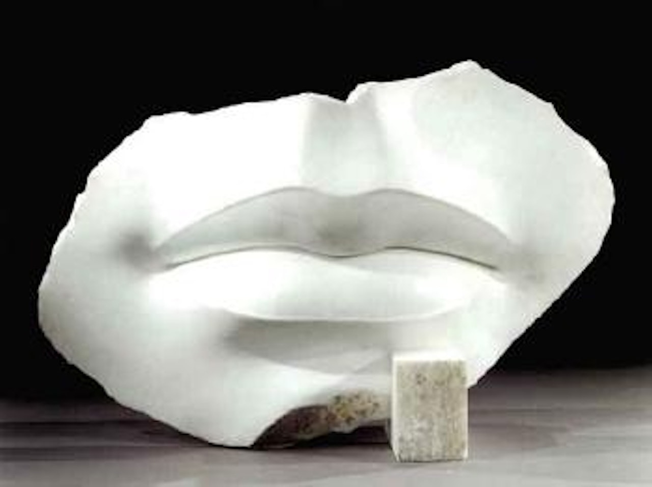 Eros' mouth by Igor Mitoraj