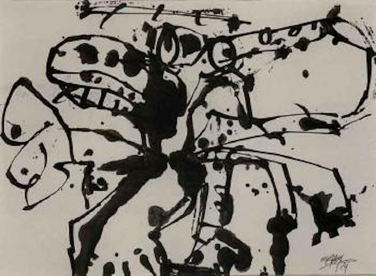 Crucifixion by Antonio Saura