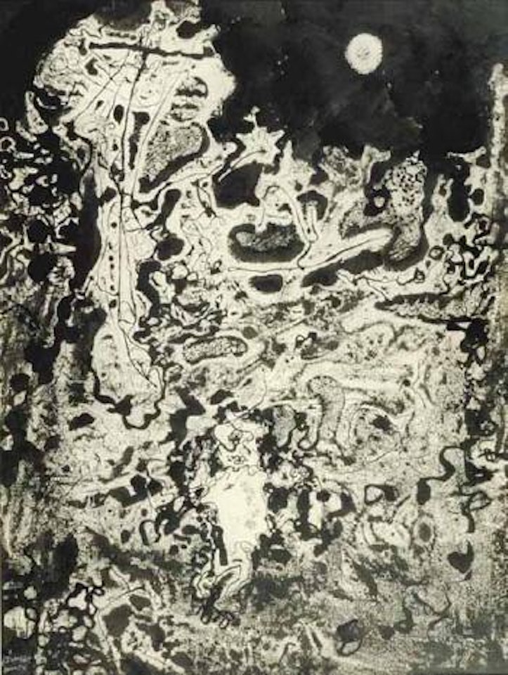 Lunaison claire by Jean Dubuffet