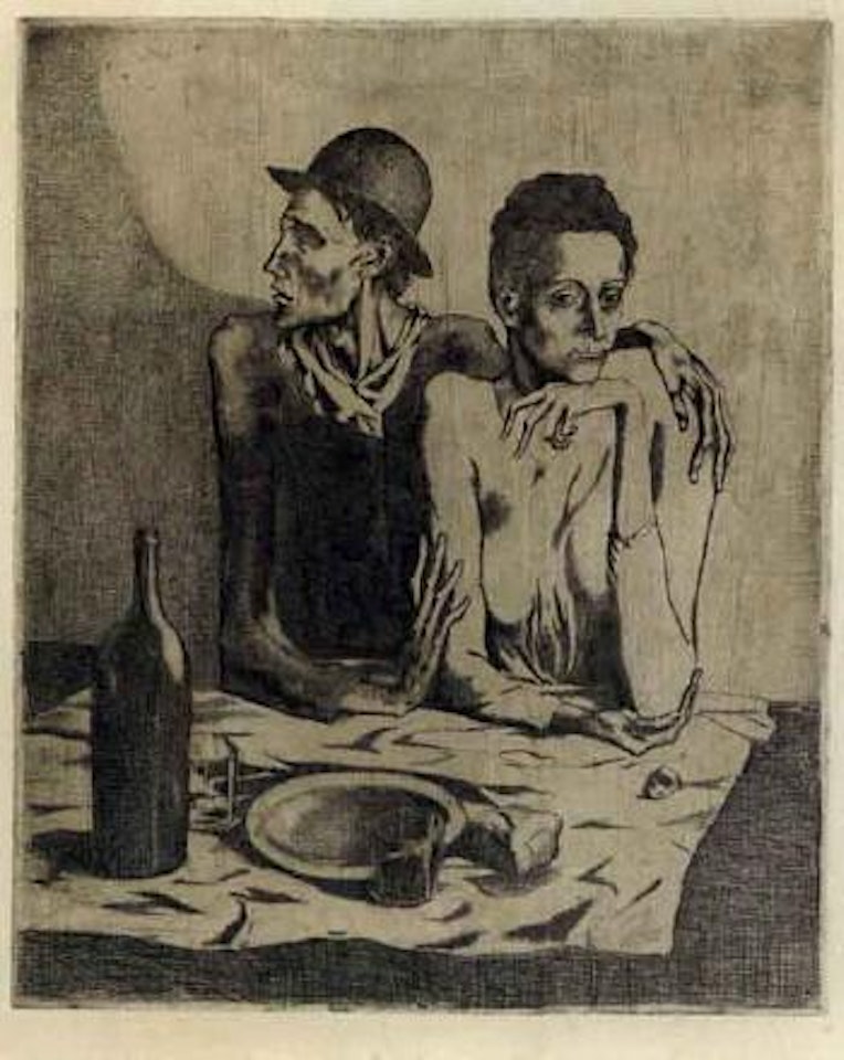 Repas frugal by Pablo Picasso