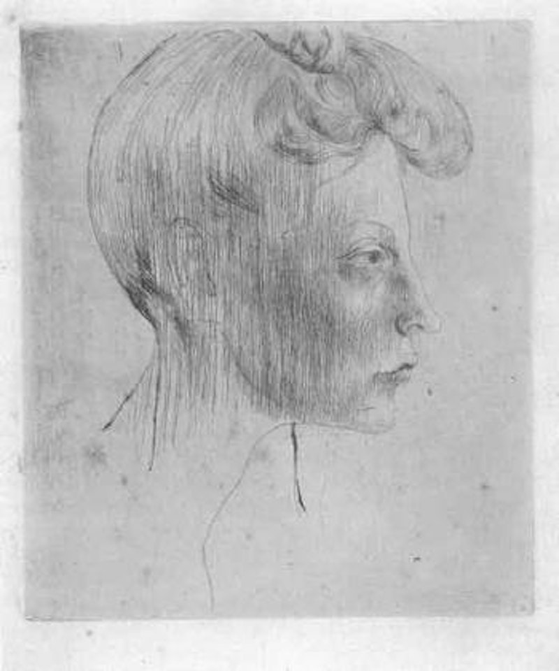 Tete de femme de profil by Pablo Picasso