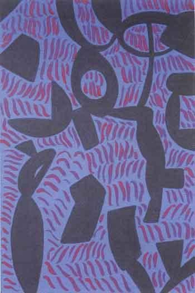 Pink marks on grey by Carla Accardi