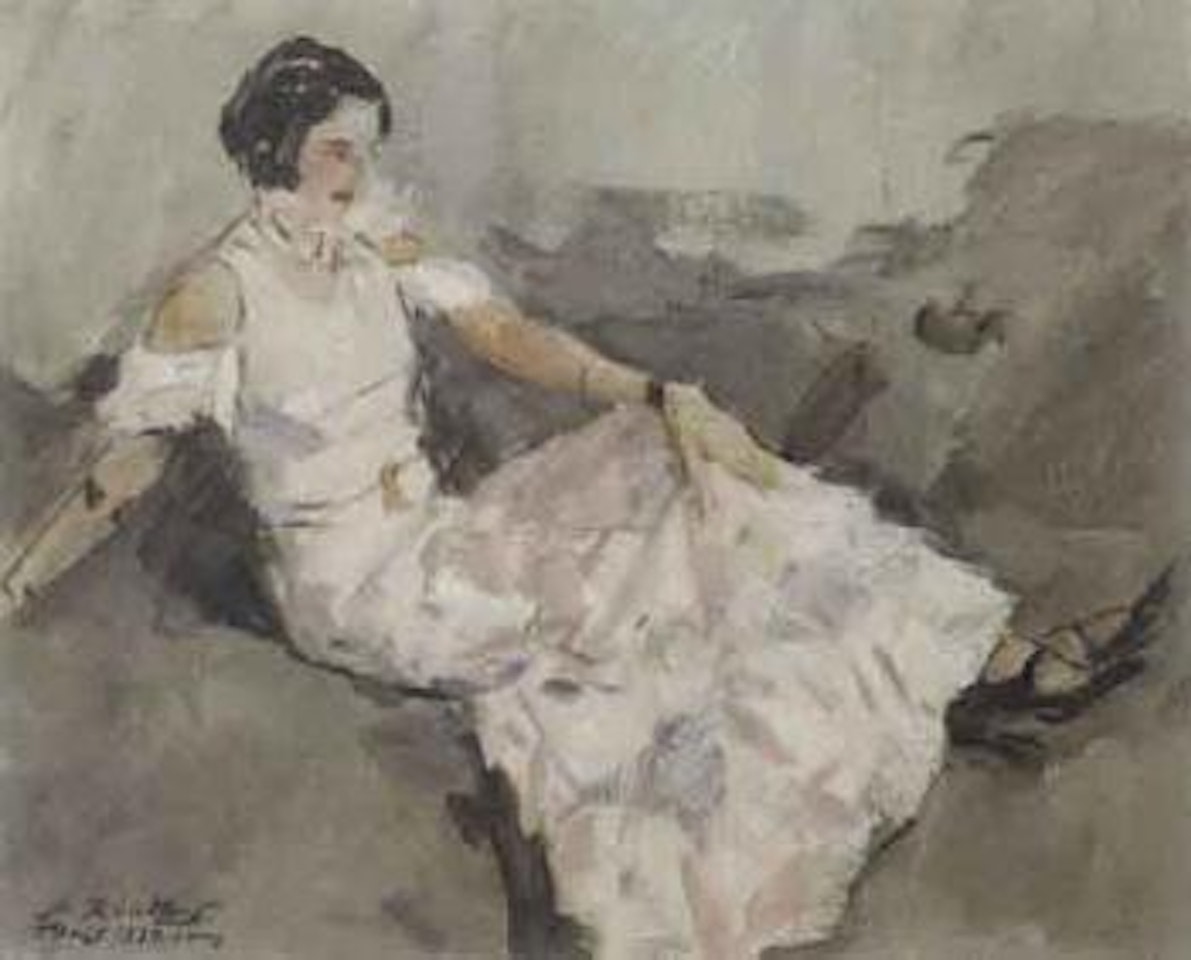 La robe flamenco by Alexandre Roubtzoff