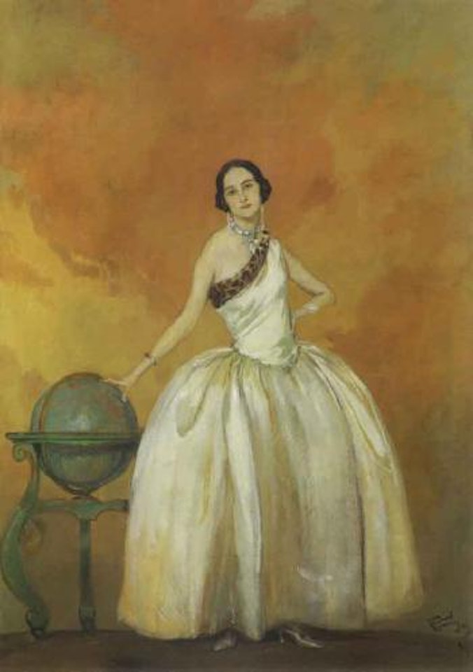 Portrait de Lise Deharme by Jean Gabriel Domergue