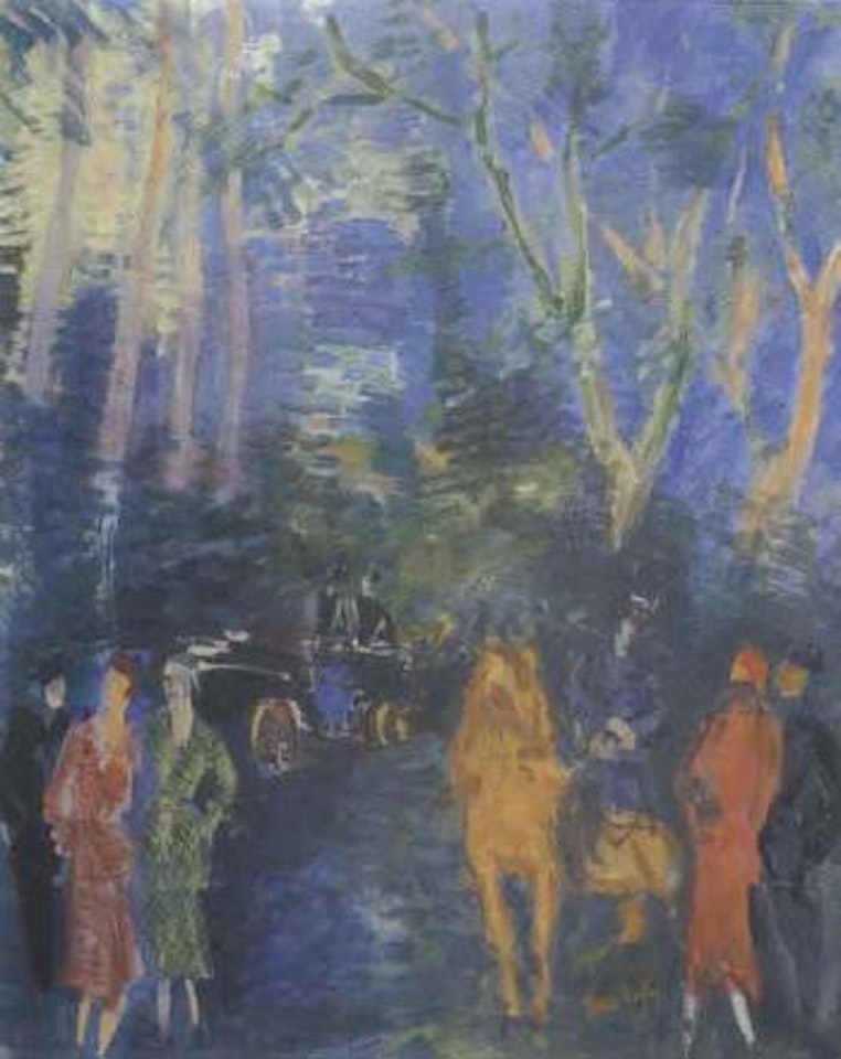 Cavaliers au bois by Jean Dufy