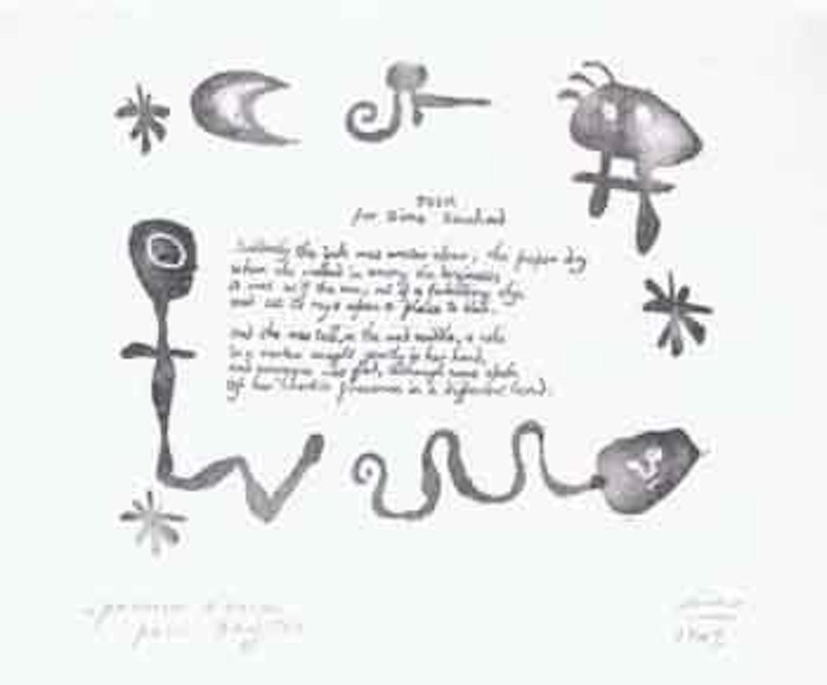 Composition pour poeme by Joan Miró