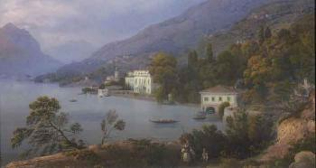 Villa Mylius, Loveno by Carlo Bossoli