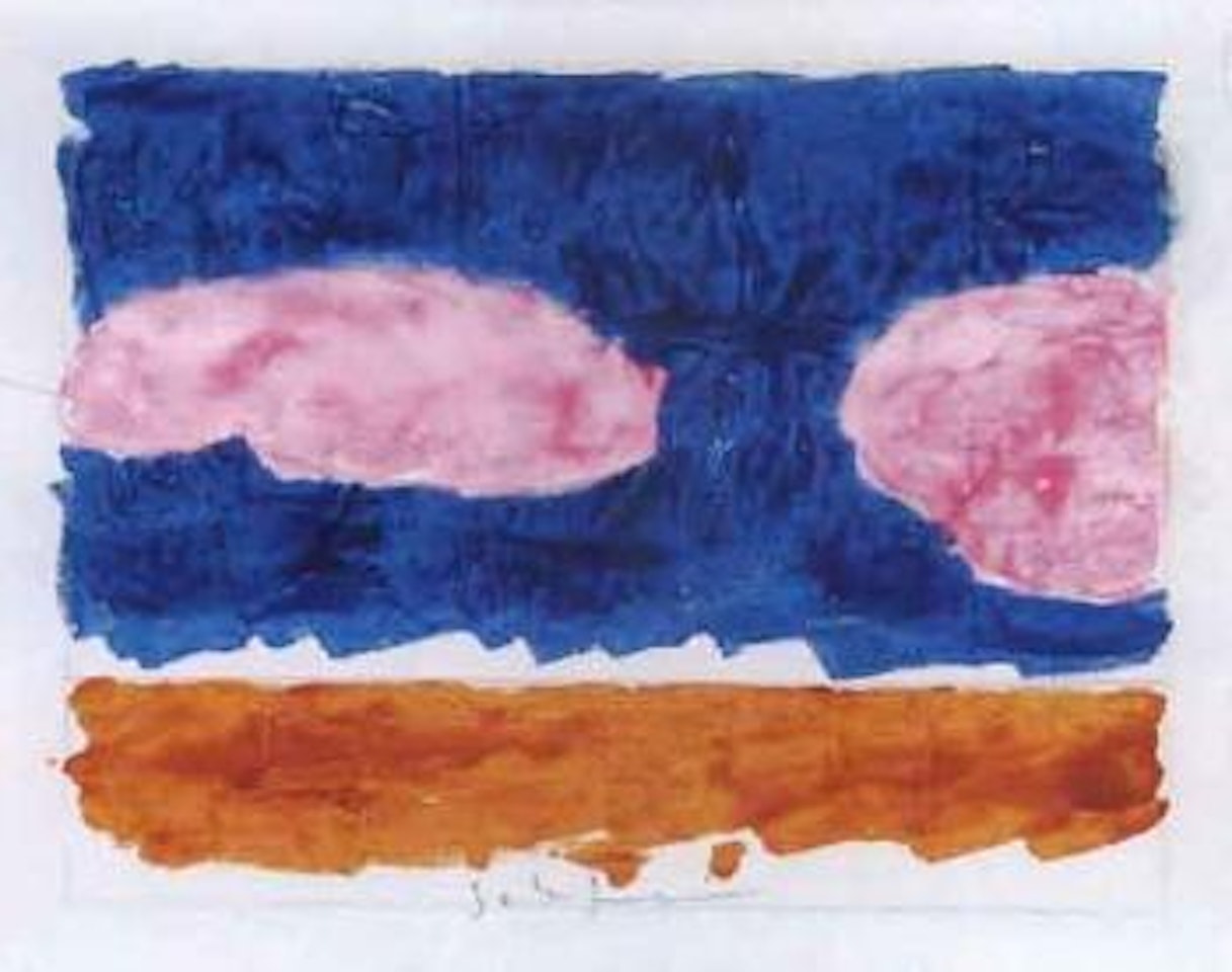 Anemic landscape by Mario Schifano