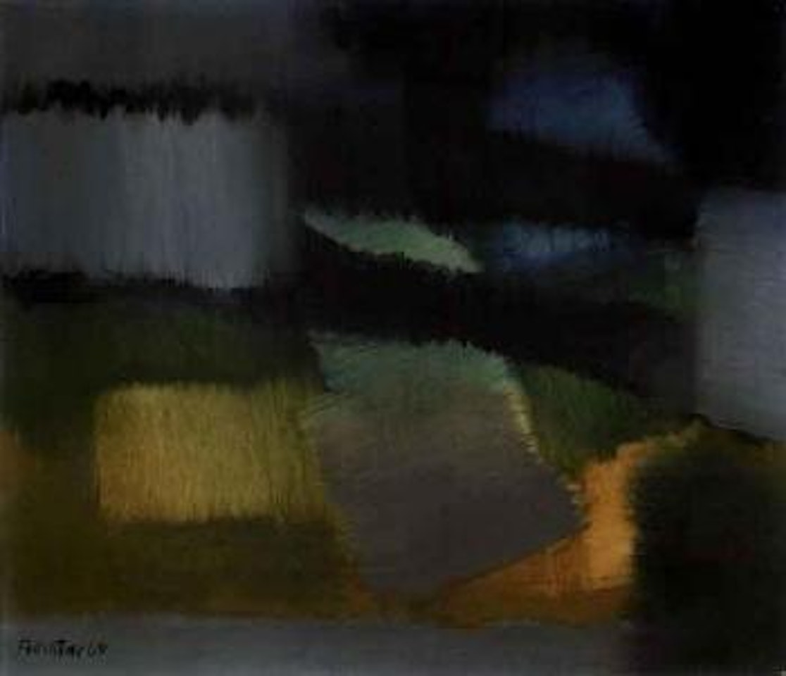 Falling grey by Fritz Winter