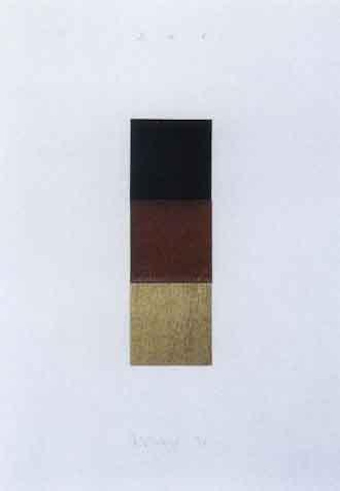 Black-re-gold by Gerhard Richter