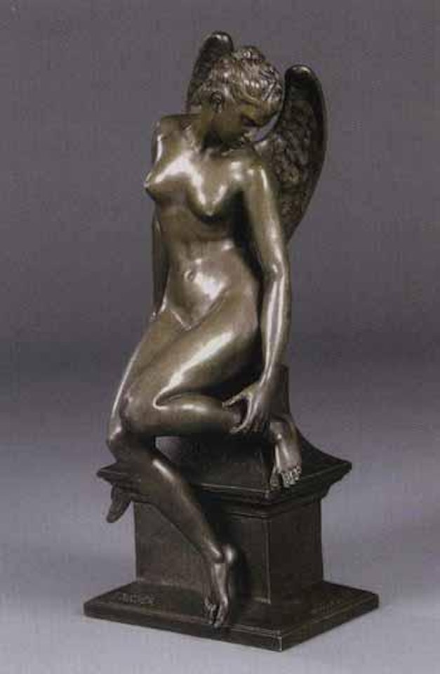 Winged nymph by Alfred Boucher