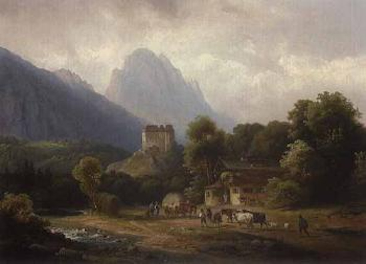 Schloss Staufeneck near Piding by Anton Doll