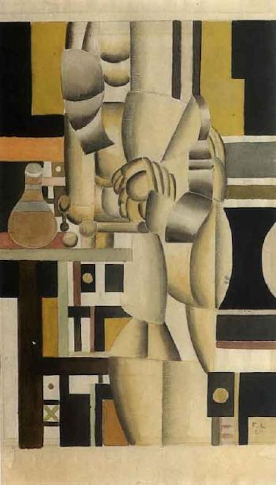 Deux femmes a la toilette by Fernand Leger