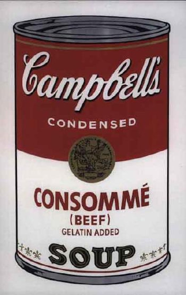 Campbell's soup - beef by Andy Warhol