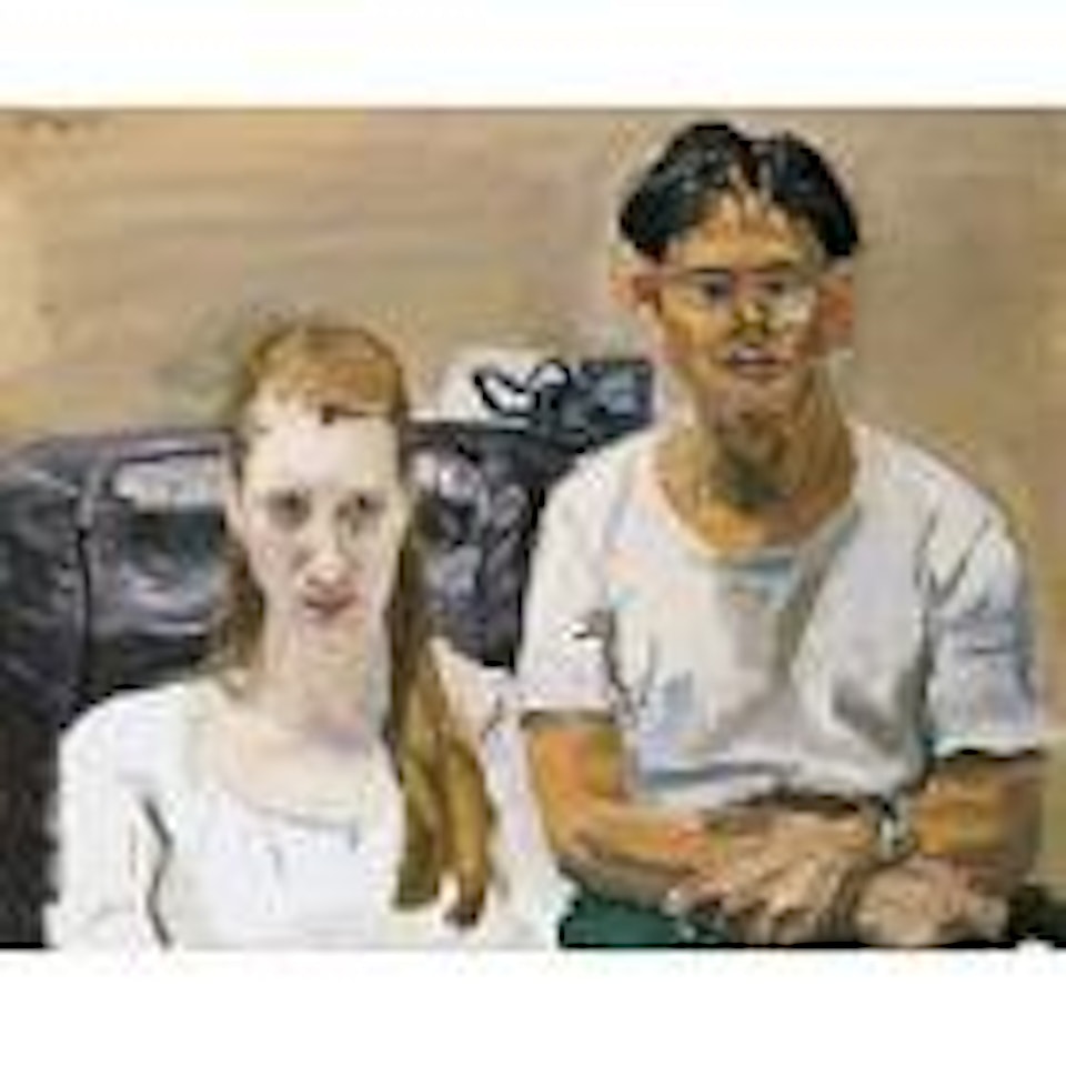 Xiao Lin and Ann by Liu Xiaodong