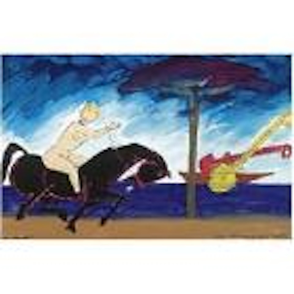 Blue danube by M.F. Husain