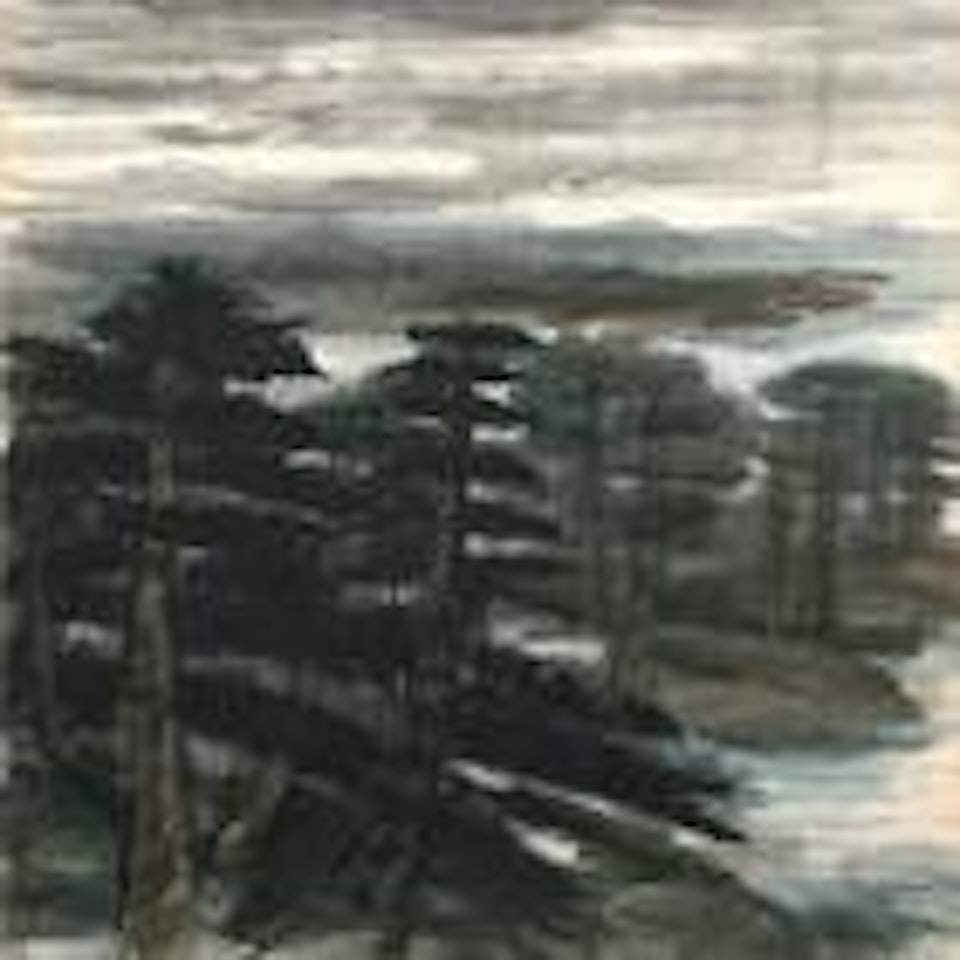 Woods by Lin Fengmian