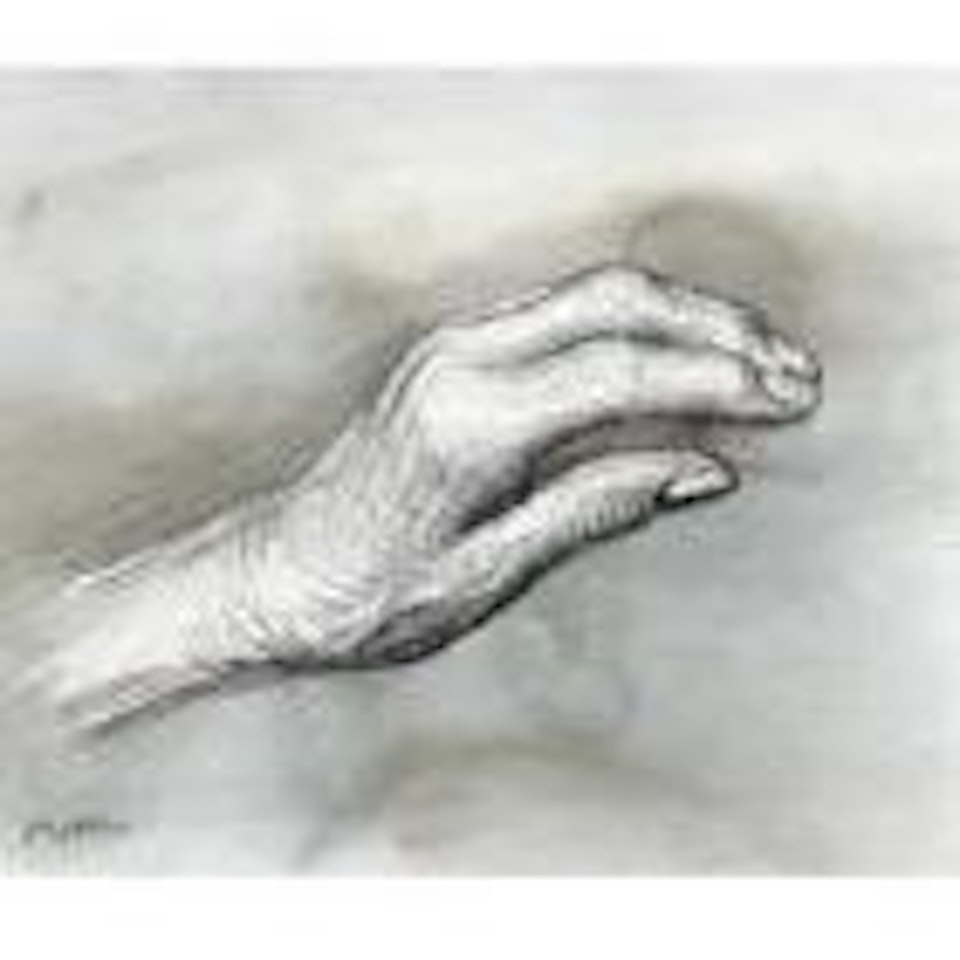 Artist's left hand by Henry Moore