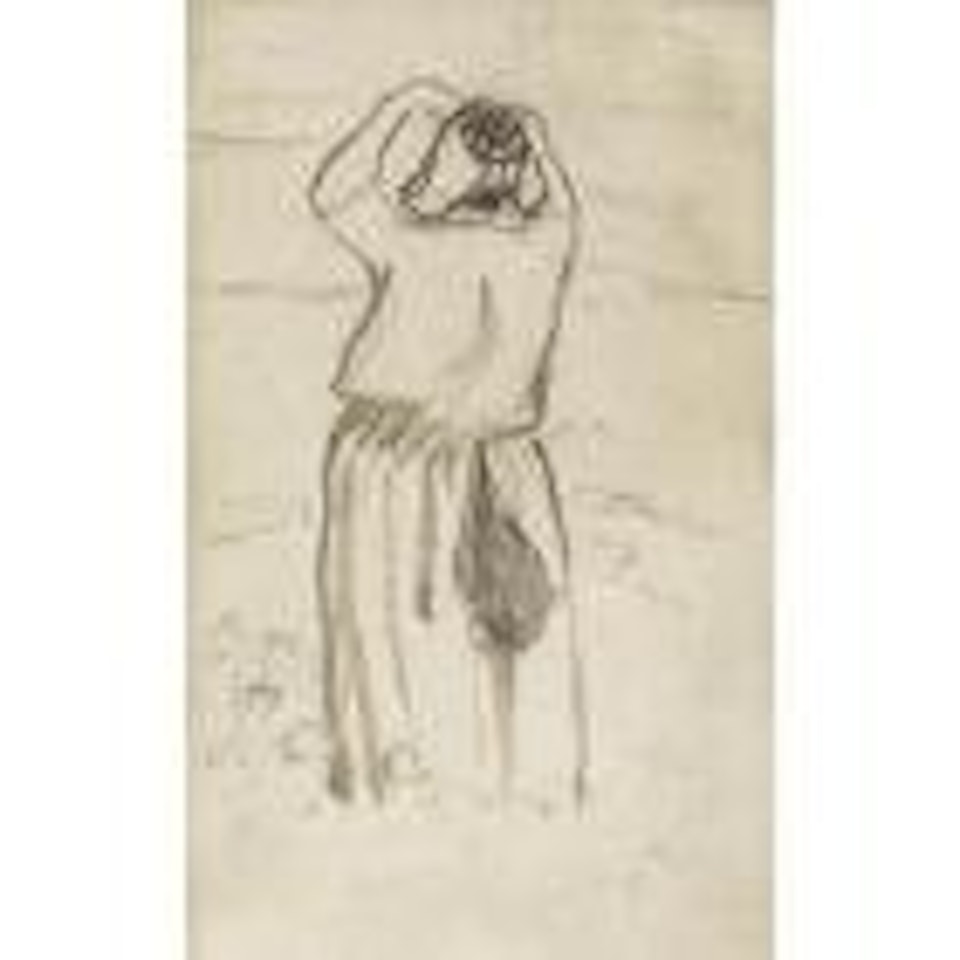 Paysanne de dos by Camille Pissarro