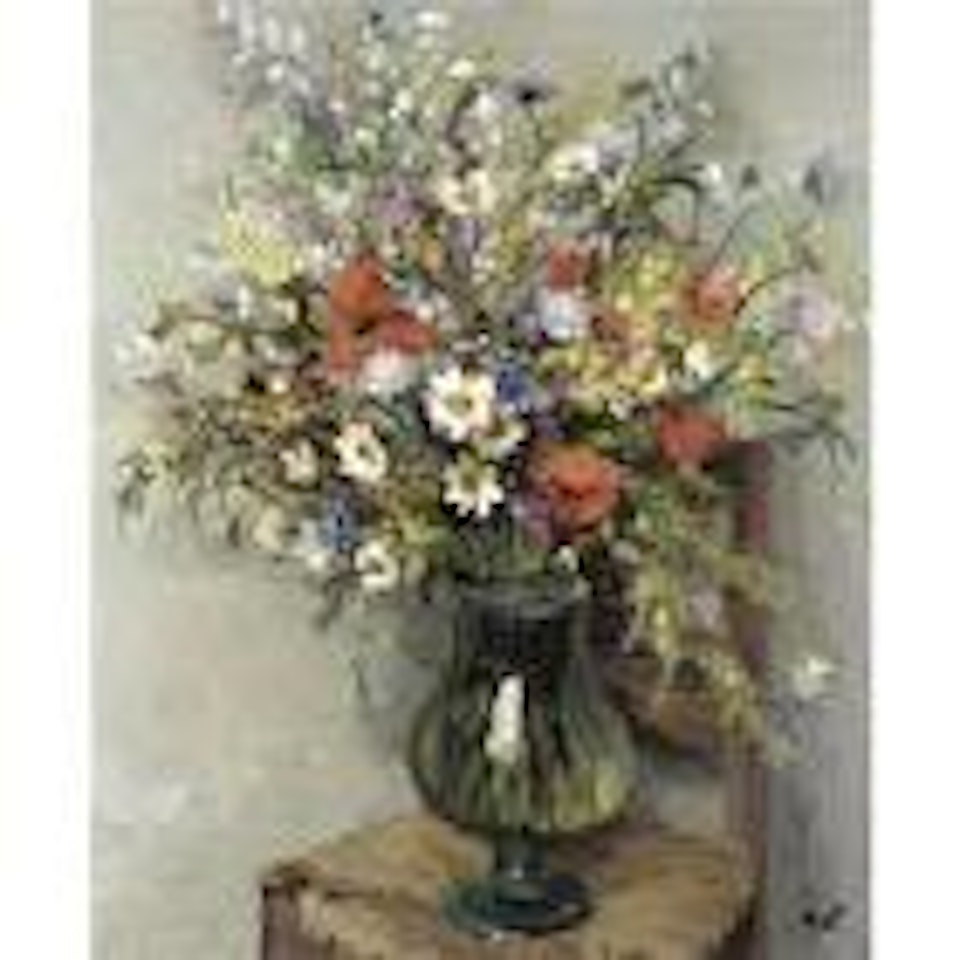 Fleurs dans le verre by Marcel Dyf