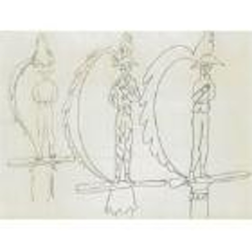 Les trois harlequins by Pablo Picasso