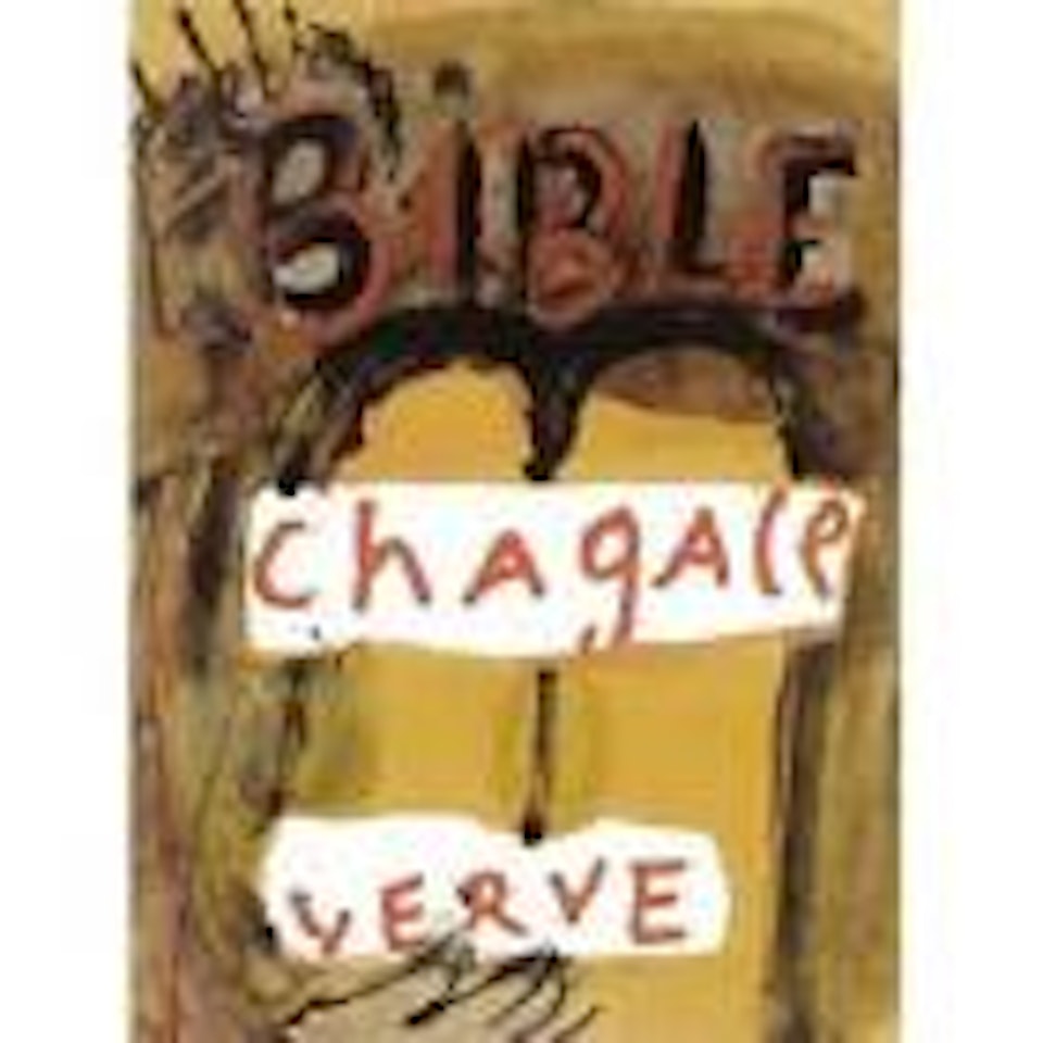 La Bible, coverture pour verve by Marc Chagall