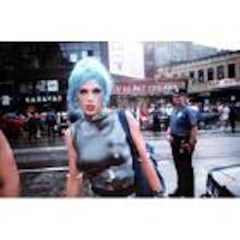 Misty at Sheridan Square at gay pride, NYC by Nan Goldin
