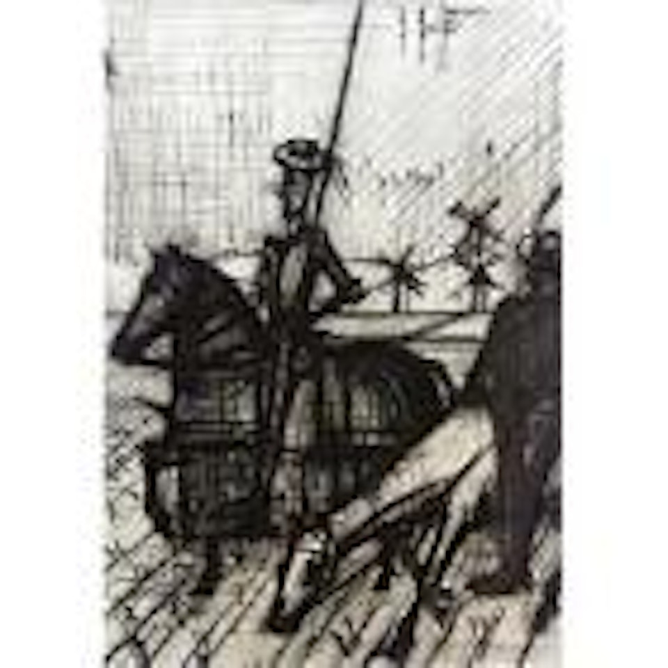 Don Quichotte et Sancho Panca by Bernard Buffet
