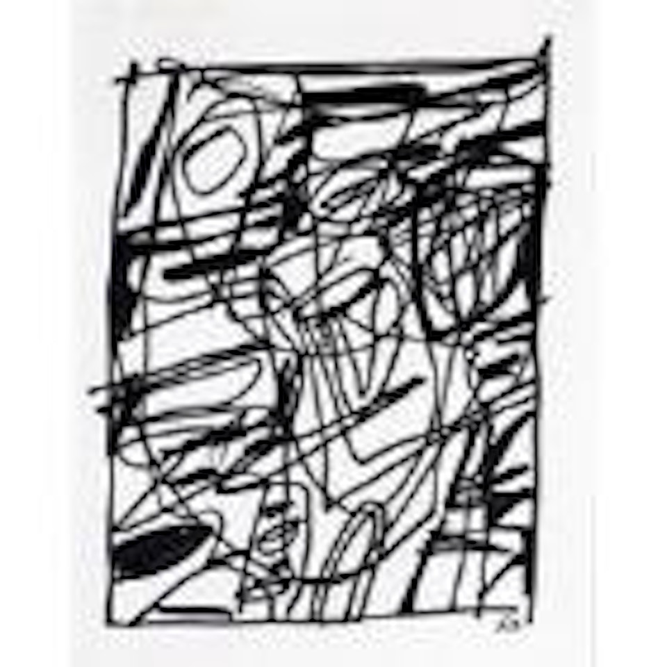 Scription no.25 by Jean Dubuffet