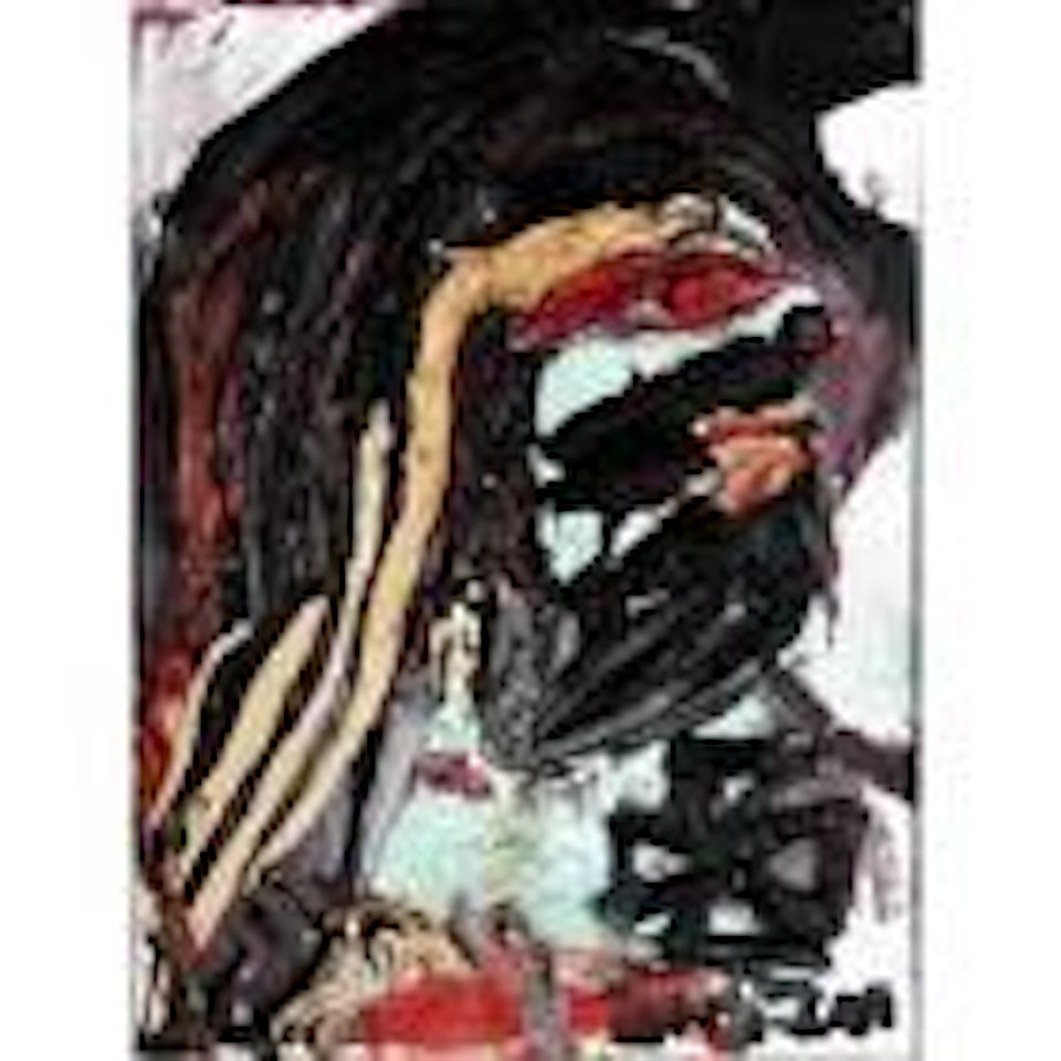 Ich mit saugage by Jonathan Meese