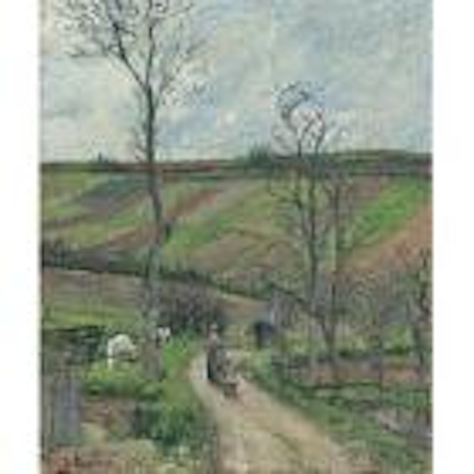 Fond de l'hermitage, Pontoise by Camille Pissarro