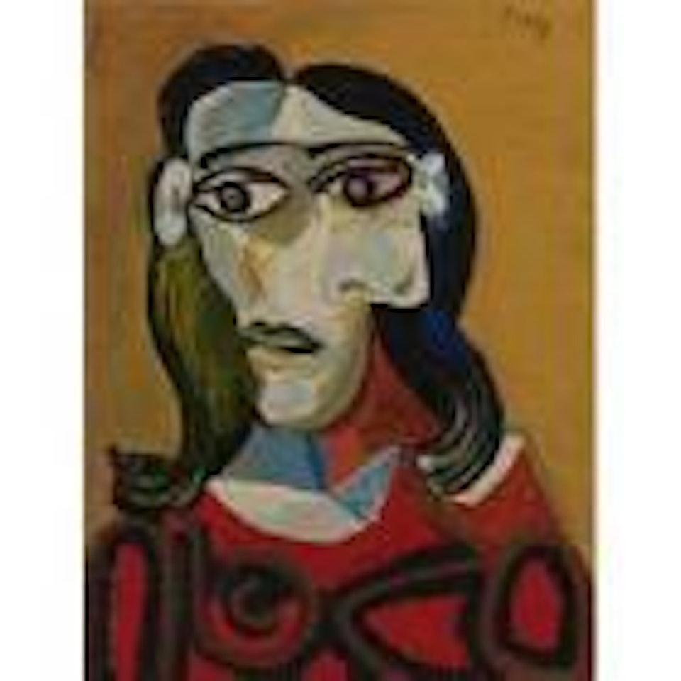 Jeune fille aux cheveux noirs by Pablo Picasso