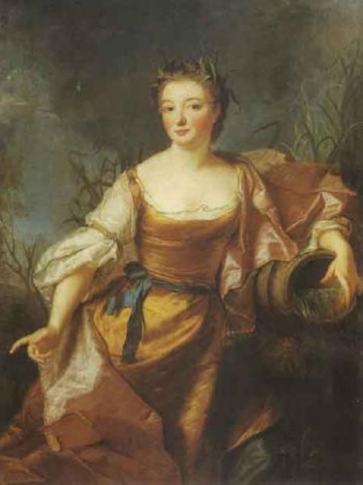 Portrait de jeune femme by Jean-Baptiste Oudry